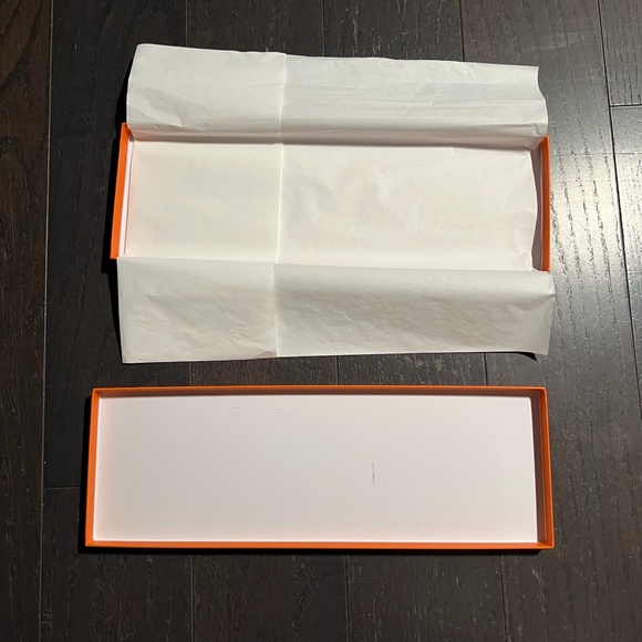 Hermes medium empty box case decoration storage orange - Picture 7 of 10